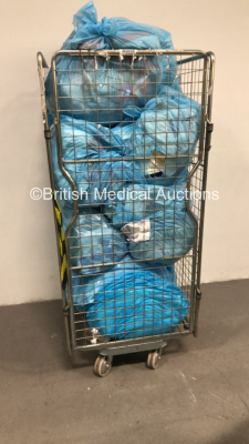 Cage of Mixed Consumables Including i-Gel Supraglottic Airways, Intersurgical One Piece Guedel AirWay and Ambu Mini Perfit ACE (Cage Not Included - Out of Date)