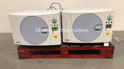 2 x Eschmann Little Sister SES 313 Autoclaves (Both Power Up)