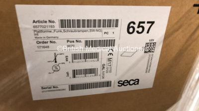 3 x Seca 657 Bed Scales (Brand New In Box) *Pallet* **Stock Photo Used*** - 6