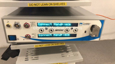 ConMed Linvatec Stack Trolley with ConMed Linvatec HD 1080p Monitor, MedXChange Touch Screen Monitor, ConMed Linvatec HD 1080p Camera Control Unit, ConMed IM4120 Camera Head, ConMed Linvatec Xenon 300 Watt Light Source, SilverStone Data Management System, - 6