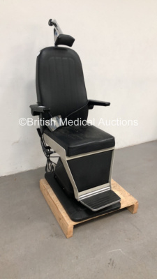 Electric Ophthalmic Chair with Foot Controller (Powers Up) *S/N 089* - 2