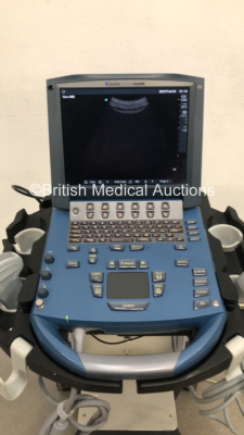 SonoSite MicroMaxx Portable Ultrasound Machine Ref P08840-20 *S/N WK1H7R* **Mfd 06/213** Boot Version 30.80.306.030 ARM 30.80.306.030 with 2 x Transducers / Probes (C60e/5-2 MHz Ref P07633-30 *Mfd 05/2013* and ICT/8-5 MHz Ref P04538-16A *Mfd 03/2013*) on - 7