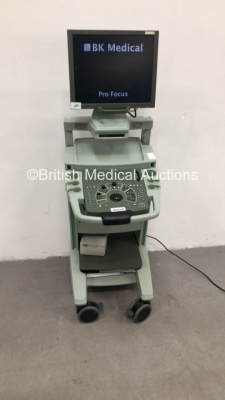 BK Medical Ultraview 800 Flat Screen Ultrasound Scanner *S/N 5001803* with Sony UP-D897 Digital Graphic Printer (Powers Up)