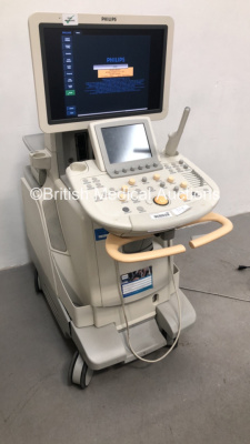 Philips iU22 Flat Screen Ultrasound Scanner Rev E.2 *S/N 02XRPL* *Mfd 11/2007** Software Version 4.0.1.357 with 1 x Transducer / Probe (C9-5ec) and Sony UP-D897 Digital Graphic Printer (Powers Up) - 7