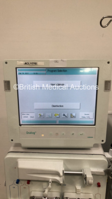 2 x B-Braun Dialog + Dialysis Machines Software Version - 8.2A Running Hours 20548 / 42607 (Both Power Up) *S/N 38017 / 36623* C4/57, C4/38 - 3