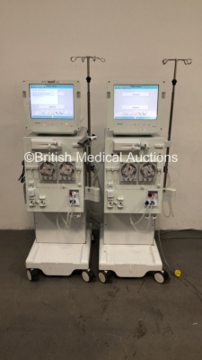 2 x B-Braun Dialog + Dialysis Machines Software Version 8.2A - Running Hours 23955 / 41906 (Both Power Up) *S/N 47061 / 36251* C4/39, C4/53