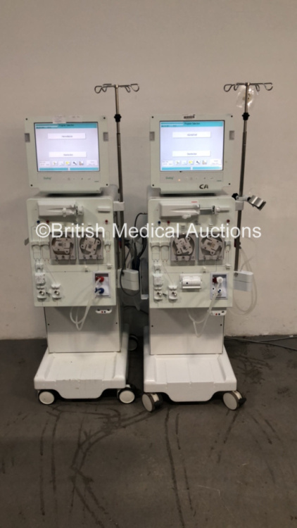 2 x B-Braun Dialog + Dialysis Machines Software Version - 8.2A Running Hours 42116 / 27178 (Both Power Up) *S/N 36258 / 90968* C4/44, C4/61