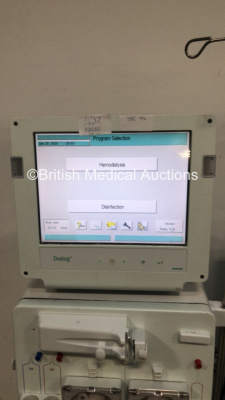 2 x B-Braun Dialog + Dialysis Machines Software Version - 8.2A Running Hours 42116 / 27178 (Both Power Up) *S/N 36258 / 90968* C4/44, C4/61 - 3