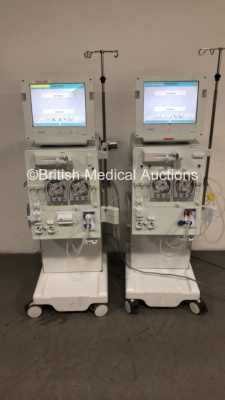 2 x B-Braun Dialog + Dialysis Machines Software Version - 8.2A Running Hours 42530 / 40929 (Both Power Up) *S/N 90952 / 36261* C4/54, C4/46