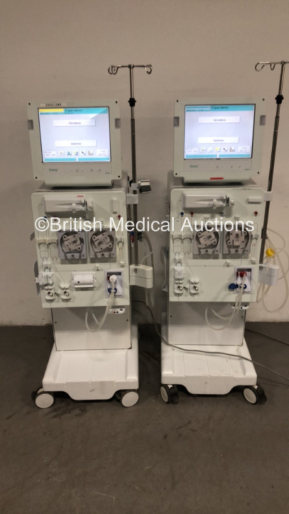 2 x B-Braun Dialog + Dialysis Machines Software Version - 8.2A Running Hours 42530 / 40929 (Both Power Up) *S/N 90952 / 36261* C4/54, C4/46