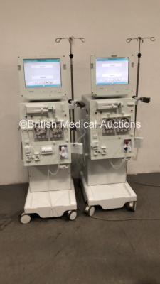 2 x B-Braun Dialog + Dialysis Machines Software Version 8.2A - Running Hours 38627 / 43842 (Both Power Up) *S/N 90954 / 28645* C4/60, C4/43