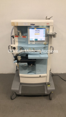 Drager Primus Infinity Anaesthesia Machine Software Version 4.53.00 - Operating Hours Mixer 17942 Ventilator 4171 with Hoses (Powers Up) *S/N ASAD-0226*