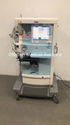 Drager Primus Infinity Anaesthesia Machine Software Version 4.53.00 - Operating Hours Mixer 58995 Ventilator 12057 with Hoses (Powers Up) *S/N ASAD-0164*