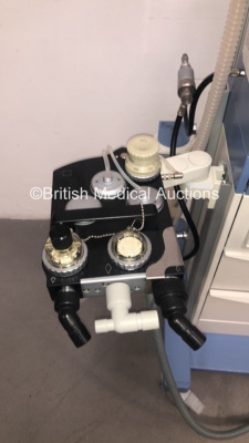 Drager Fabius Tiro Anaesthesia Machine Software Version 3.22 - Total Hours Run 40664 Ventilator Hours 489 with Drager Scio Four Oxi Gas Module, Bellows and Hoses (Powers Up) *S/N ASAD-0015* **Mfd 2009** - 4