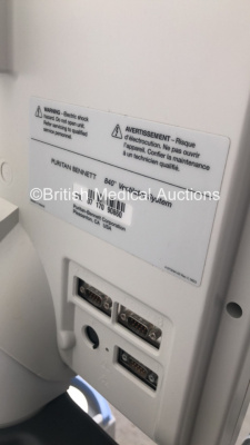 Nellcor Puritan Bennett 840 Ventilator System Software Version 4-070000-85-AN Running Hours 27927 with Fisher & Paykel MR850AEK Respiratory Humidifier on Nellcor Mobile Stand (Powers Up) * SN 07 170 90860 * - 6