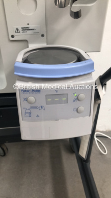 Nellcor Puritan Bennett 840 Ventilator System Software Version 4-070000-85-AN Running Hours 39518 with Fisher & Paykel MR850AEK Respiratory Humidifier on Nellcor Mobile Stand (Powers Up) * SN 07 170 90864 * - 6