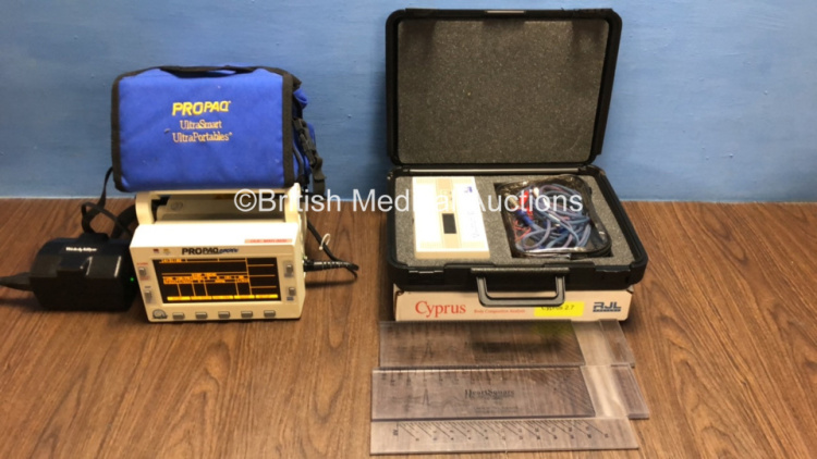 Mixed Lot Including 1 x Welch Allyn Propaq Encore Patient Monitor (Powers Up) with Power Supply and Carry Case and 1 x and 1 x RJL Quantum II Bioelectrical Body Composition Analyzer in Box with Accessories * Q2546 II / 99350006* C3/4, C3/1