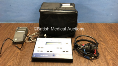 Amplivox 170 Automatic Audiometer with Power Supply, Audio Cups and Accessories in Carry Case (Powers Up) *30423*