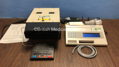 Mixed Lot Including Keystone VS-I Vision Screener with 1 x AC Power Charger and 1 x Vitalograph Alpha Spirometer with Power Supply (Both Power Up) *AL016866 / 1033*