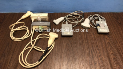 Job Lot Including 1 x SonoSite C60/5-2 MHz *Mfd 2005-03* 1 x SonoSite MicroMaxx L38e/10-5 MHz (Damaged Cable) and 2 x Esaote Transducer / Probes (Both Damaged)