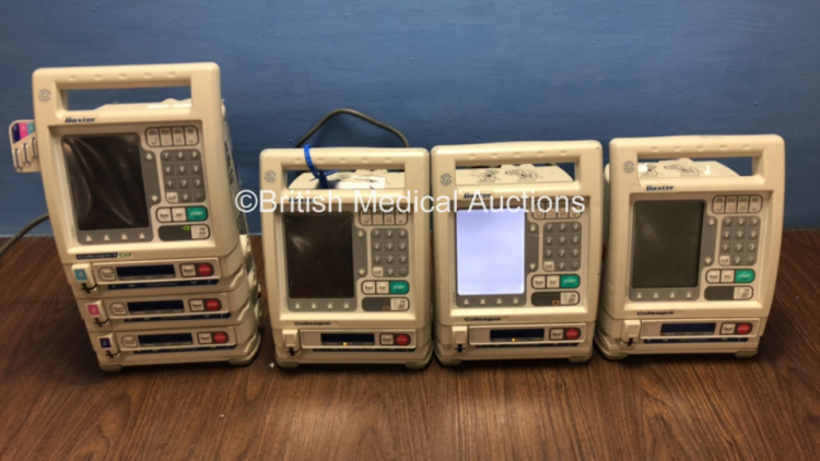 3 x Baxter Colleague and 1 x Colleague 3 Infusion Pumps (All Power Up)