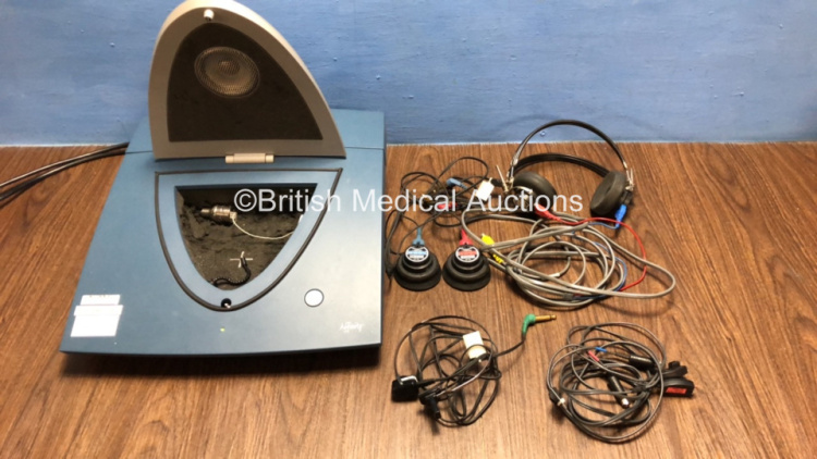 Interacoustics Affinity Audiometer and Hearing Aid System *Mfd 2006* (Powers Up) with Various Accessories