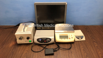 Mixed Lot Including 1 x Olympus CLK-4 Light Source, 1 x Olympus OEV191H Display Monitor (Slight Mark To Screen - See Photo) 1 x Parkell Sensimatic 700SE Electrosurge with Foot Control , 1 x Digi DS-500 Weighing Scale and 1 x Wedo Easy 2000 Weighing Scale