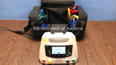 Huntleigh Dopplex ABIlity Automatic Ankle Brachial Index System with 4 x Ankle Cuffs in Carry Bag *Mfd 2015* (Powers Up) *771AX0202463-15*