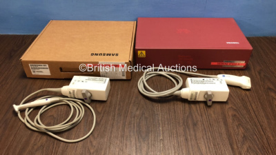 1 x Siemens VFX13-5 Ultrasound Transducer / Probe *Mfd 2013* and 1 x Siemens VF13-5SP*Mfd 2007*