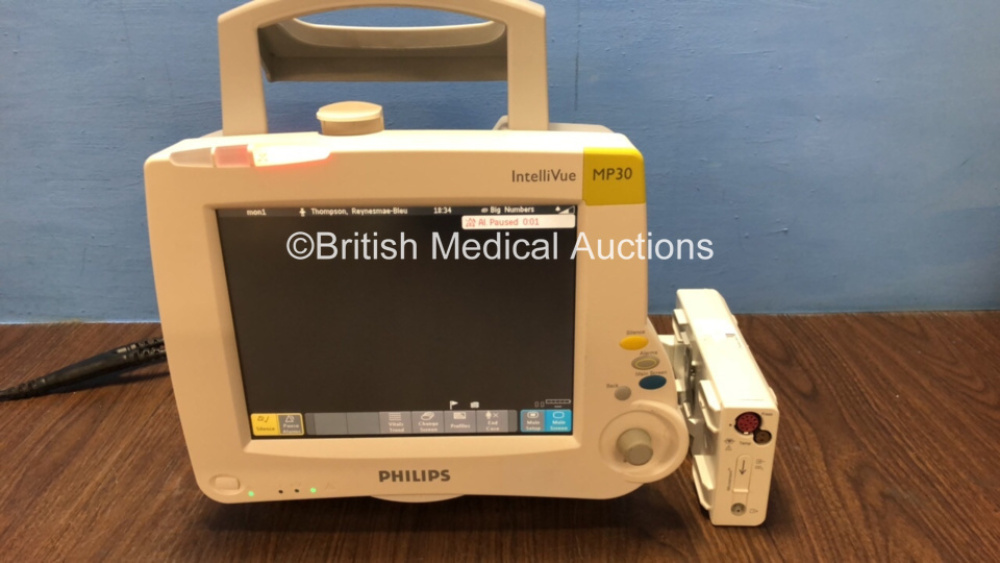 Philips IntelliVue MP30 Patient Monitor with X2 & M3015A Modules