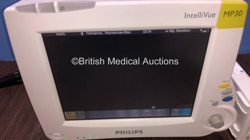 Philips IntelliVue MP30 Patient Monitor with X2 & M3015A Modules