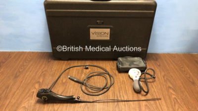 1 x Vision Sciences CST-5000 Video Cystoscope in Case (Damaged Outer Cable - See Photo) with 1 x Vision Sciences DPU-5050 Processor (Powers Up)