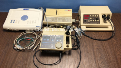 Mixed Lot Including 1 x Electro-Medical Therasonic 1032, 1 x Seca CT3000I ECG Machine with Lead, 1 x Electro-Medical Therasonic 450 Dual Frequency Ultrasound and 1 x Phenix USB Nerve Stimulator with Leads *AHB06 0479 / 826 / 82640 / 77986*