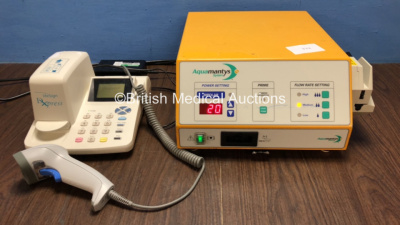 Mixed Lot Including 1 x TissueLink Model 40-403-1 Aquamantys System Bipolar Sealing System *Mfd - 2010* (Powers Up) and 1 x PBM LSR-2000 LifeSign DXpress Reader (Powers Up) *TL200-2162 / B4-0511*