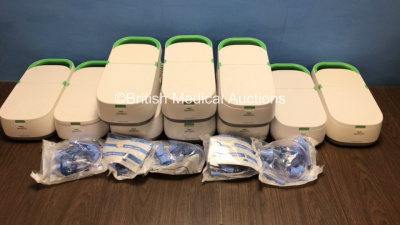 Job Lot Including 11 x Philips Respironics InnoSpire Nebulisers (All Power Up) and 5 x Lifecare Nebuliser Kits (Out of Date)