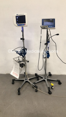 1 x Glidescope Cobalt AVL Monitor on Stand with Handpiece and 1 x Glidescope Portable GVL with Handpiece (Both Power Up) *S/N AM101740 / PM083913* C4/37, C4/21