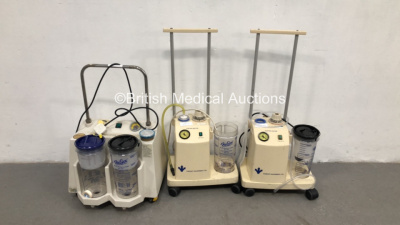 1 x Eschmann VP35 Suction Unit with 2 x Suction Cups and 2 x Therapy Equipment Ltd Suction Units with 2 x Suction Cups (All Power Up)