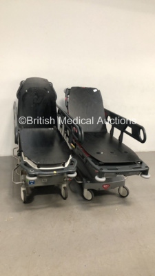 2 x Anetic Aid QA3 Hydraulic Patient Trolleys (Hydraulics Tested Working) * SN 7959 / 21438 *