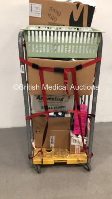 Mixed Cage of Consumables Including Luer Lock Never Share Syringes, MonoMed White Foam Negative Pressure Wound Therapy Dressings and KCI 300ML Canister Therapy System Fluid Path (Cage Not Included)