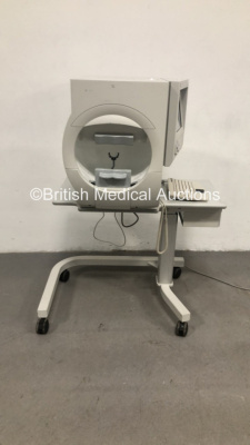 Zeiss Humphrey Field Analyzer Model 745i Rev 5.1.3 on Motorized Table with Printer,Keyboard and Finger Trigger (Powers Up) * SN 745i-30090 * * Mfd 2011 *