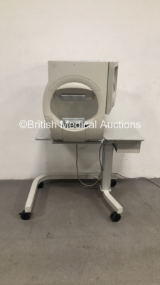 Zeiss Humphrey Field Analyzer Model 740i Rev 4.2.2 on Motorized Table with Printer and Finger Trigger (Powers Up) * SN 740i-19521* * Mfd 2010 *