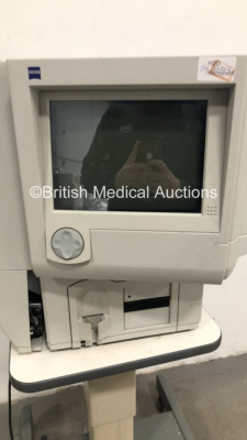 Zeiss Humphrey Field Analyzer Model 720i on Motorized Table (Hard Drive Removed-Front Casing Loose) * SN 720i-8573 * * Mfd 2009 * - 3