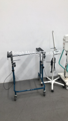 Mixed Lot Including 1 x XXL Rehab Stand Tall Walking Aid,1 x Aktilite Galderma LED Patient Examination Light,1 x Arjo Maxi Move Electric Patient Hoist and 1 x Liko Viking M Electric Patient Hoist - 2