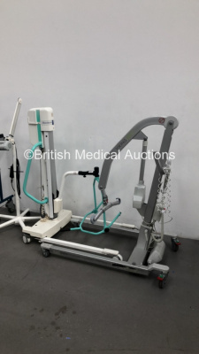 Mixed Lot Including 1 x XXL Rehab Stand Tall Walking Aid,1 x Aktilite Galderma LED Patient Examination Light,1 x Arjo Maxi Move Electric Patient Hoist and 1 x Liko Viking M Electric Patient Hoist - 3