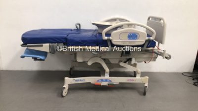 Hill-Rom Affinity 4 Birthing Bed with Headboard,Mattress and Attachment (Powers Up and Tested Working) * SN L114AA5905 *