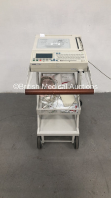 Philips PageWriter 200 ECG Machine on Stand with 1 x 10-Lead ECG Lead (Powers Up) * SN US00607158 *