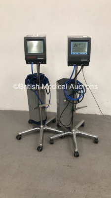 2 x Anetic Aid AET Electronic Tourniquets 4000 Series with Hoses (Both Power Up)