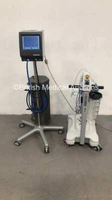 Mixed Lot Including 1 x Anetic Aid AET Electronic Tourniquet with Hoses and 1 x Eschmann VP35 Suction Unit with 2 x Suction Cups (Both Power Up)