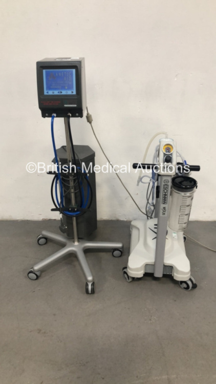 Mixed Lot Including 1 x Anetic Aid AET Electronic Tourniquet with Hoses and 1 x Eschmann VP35 Suction Unit with 2 x Suction Cups (Both Power Up)