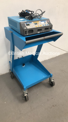 Valleylab Force FX-8C Electrosurgical/Diathermy Unit on Valleylab Trolley with 1 x Bipolar Dome Footswitch (Powers Up) * Asset No FS 0115195 * - 5